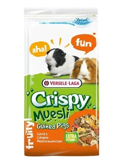 Versele Laga Crispy Muesli Cavia Crispy пълноценна храна за морски свинчета, 400 г