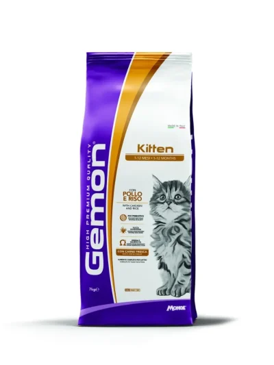 Gemon Cat Kitten с пиле за подрастващи котки, 7 кг