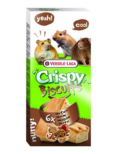 Versele-Laga Crispy Biscuit Nuts бисквити за гризачи с ядки и яйца, 6 бр., 70 г