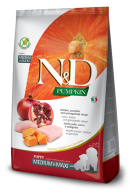 N&D Pumpkin Dog Puppy Medium & Maxi с пиле и нар, 12 кг