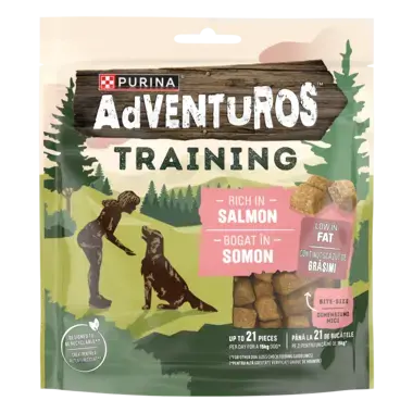 Purina Adventuros хапки със сьомга, 115 г