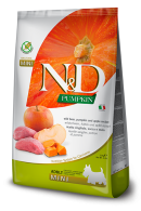 N&D Pumpkin Dog Adult Mini с глиган и ябълка, 7 кг