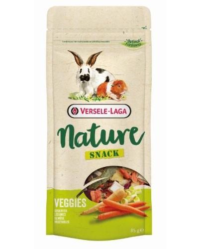 Versele Laga Nature Snack Veggies лакомство със зеленчуци за зайци и морски свинчета, 85 г