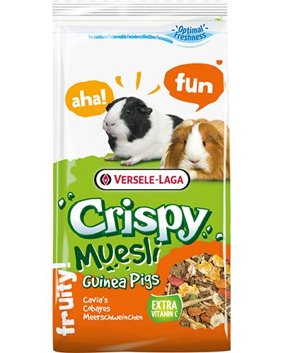 Versele-Laga Crispy Muesli Guinea Pigs пълноценна храна за морски свинчета, 1 кг