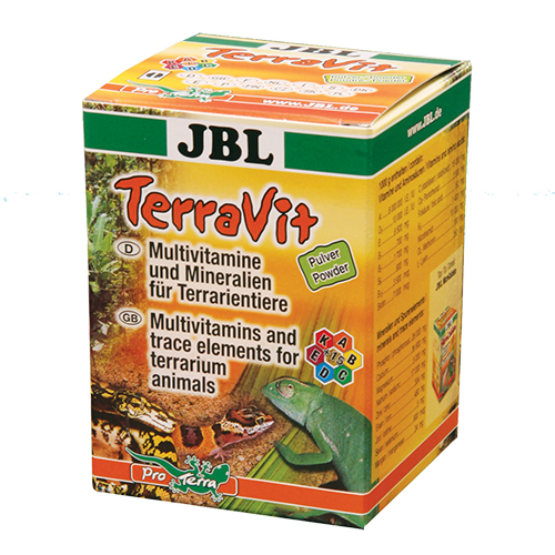 JBL TerraVit мултивитамини за терариумни животни, прах, 135 г