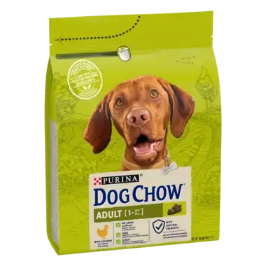 Dog Chow Adult с пиле, 2.5 кг