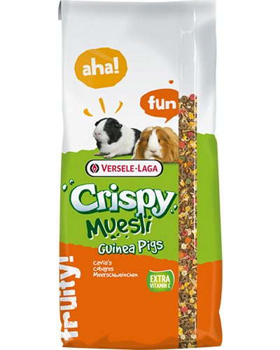 Versele-Laga Crispy Muesli Cavia Crispy пълноценна храна за морски свинчета, 10 кг