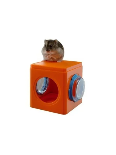 Ferplast Cube къщичка за хамстери, оранжева