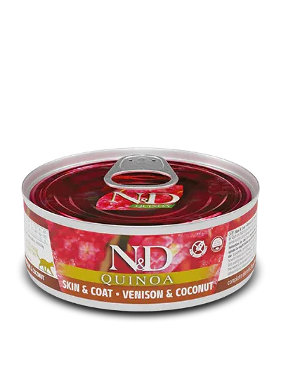 N&D Cat Quinoa с еленско и кокос, 80 г