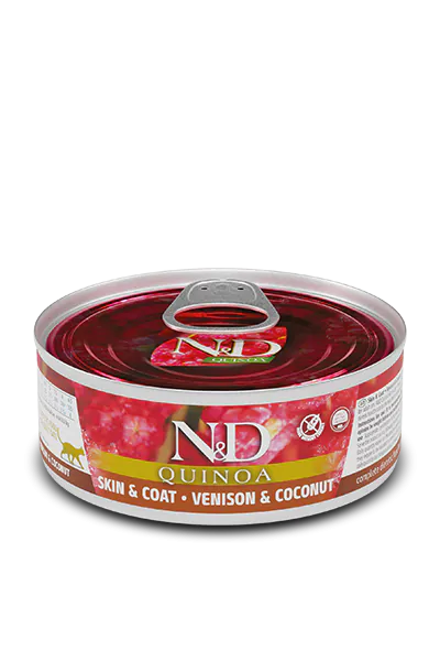 N&D Cat Quinoa с еленско и кокос, 80 г