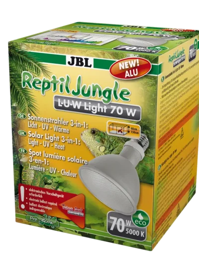 JBL ReptilJungle L-U-W Light alu 70W прожектор с широк лъч за терариуми от дъждовна гора