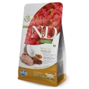N&D Quinoa Skin & Coat за котки с пъдпъдък, 1.5 кг