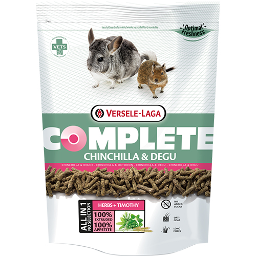 Versele-Laga Chinchilla & Degu Complete пълноценна екструдирана храна за чинчили, 1,75 кг