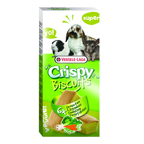 Versele-Laga Crispy Biscuit Vegetables бисквити за гризачи със зеленчуци и яйца, 6 бр., 70 г