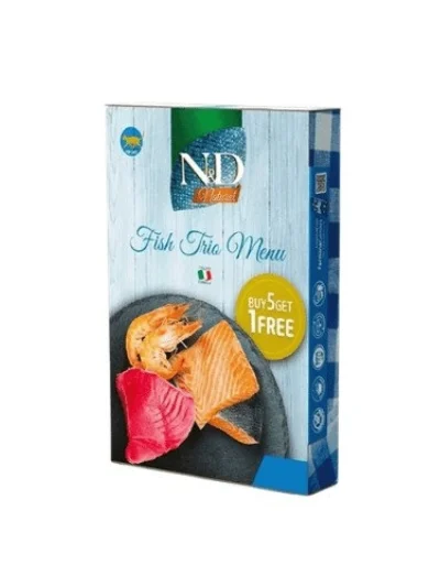 N&D Natural Fish Trio Menu, 6 бр.