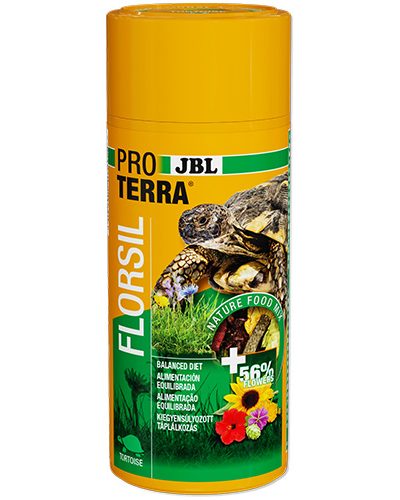 JBL ProTerra Florsil основна храна за сухоземни костенурки, 1000 мл