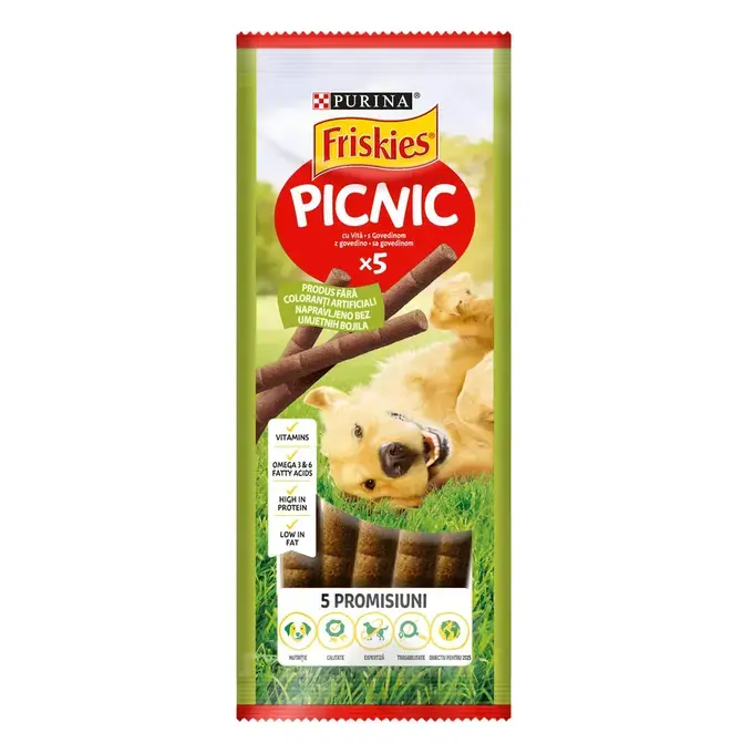 Friskies Picnic лакомство за кучета с телешко, 42 г