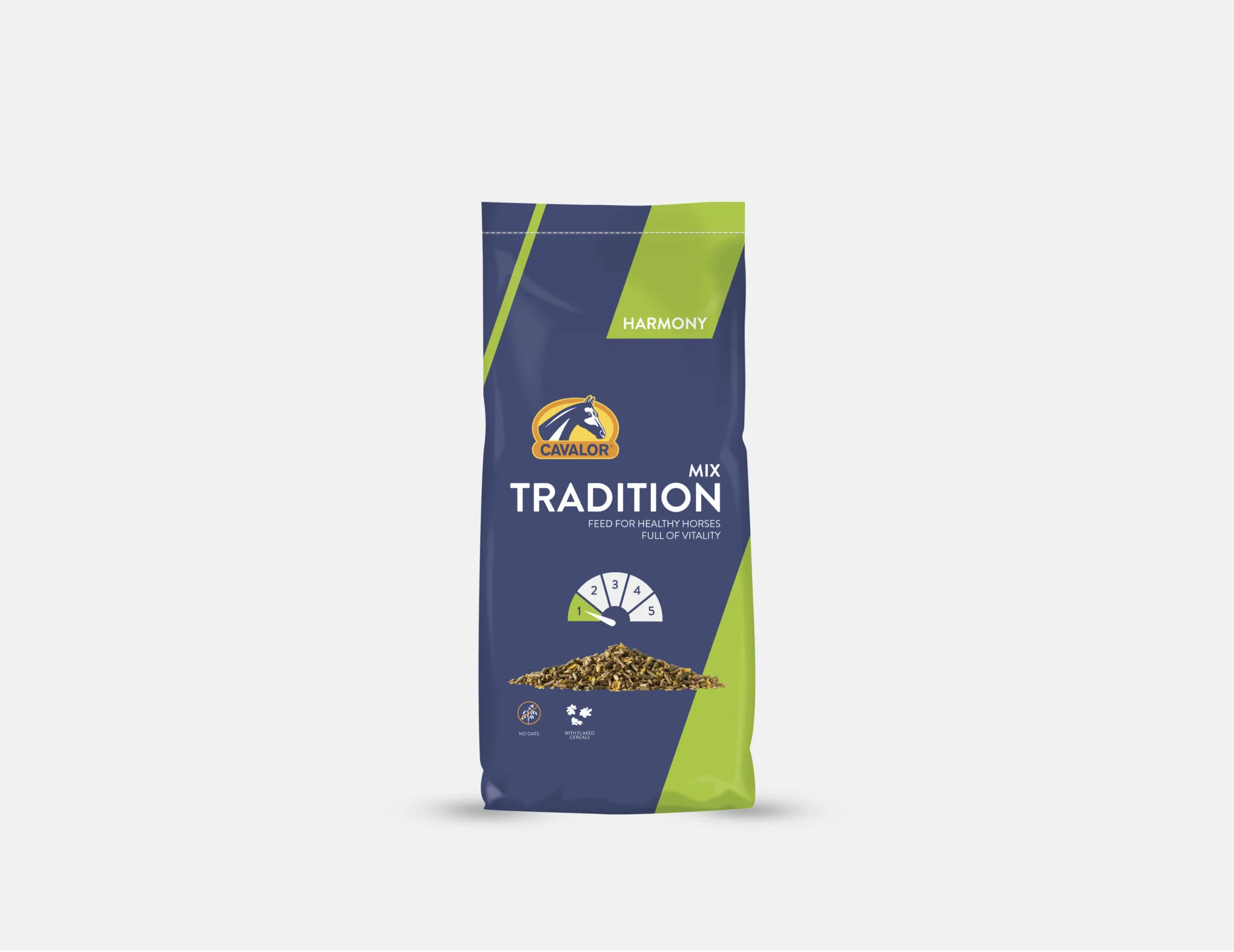 CAVALOR Tradition Mix базова храна за коне при лека работа и поддръжка, 20 кг