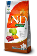 N&D Pumpkin Dog Adult Medium & Maxi с еленово месо, тиква и ябълка, 12 кг