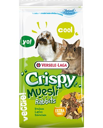 Versele Laga Crispy Muesli Rabbits пълноценна храна за декоративни зайци, 1 кг