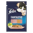 Felix Fantastic пауч за котки със сьомга в желе, 85 г