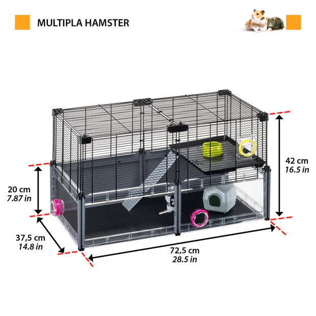 Ferplast Multipla Hamster Black клетка за хамстер - Image 2