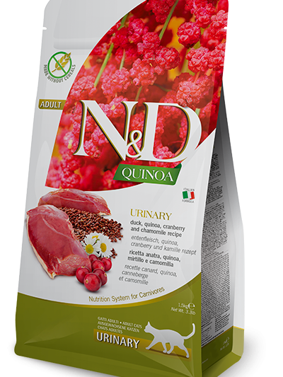 N&D Cat Quinoa Urinary с патица, 5 кг