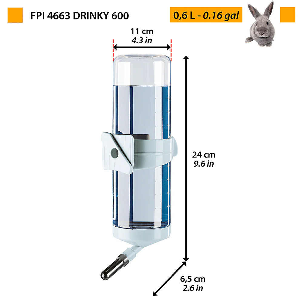 Ferplast Drinky Large кръгла поилка, 600 мл - Image 2
