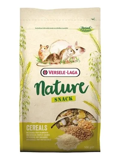 Versele-Laga Snack Nature Cereals хранителна добавка за дребни животни, 500 г