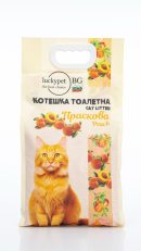 LuckyPet биоразградима котешка тоалетна с праскова, 6 л
