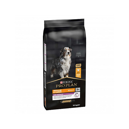 Pro Plan Medium & Large Adult 7+ с пиле, 14 кг